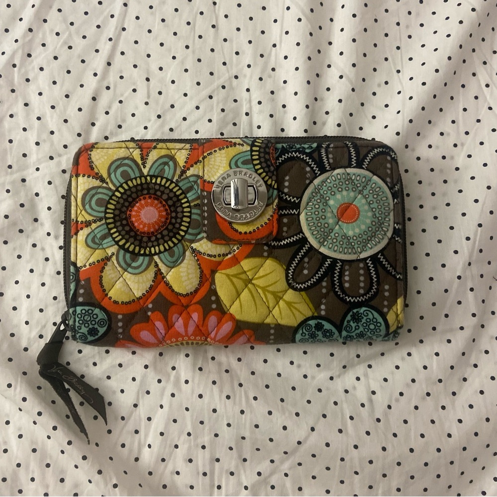 Vera Bradley Flower Shower wallet